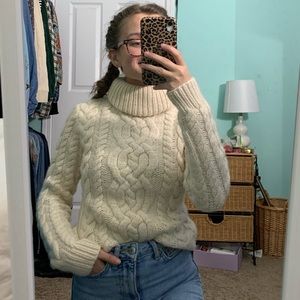 Ralph Lauren cable knit turtleneck